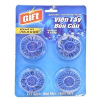 Viên tẩy bồn cầu Gift (vỉ 4 viên 55g)