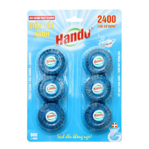 Viên tẩy và làm thơm toilet Hando 330g (6 viên)