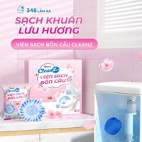 Viên Thả Bồn Cầu CleanZ Sạch Khuẩn Thơm Mát Tẩy Sạch Mảng Bám Khử Mùi Diệt Vi Khuẩn Toilet Thế Hệ Mới Hương Đào 50g/Gói