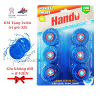 Viên thả bồn cầu tẩy và làm thơm toilet chính hãng Hando 6 viên