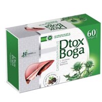 Viên thải độc gan Dtox Boga Tăng cường chức năng gan Bổ gan làm mát gan hộp 60 viên