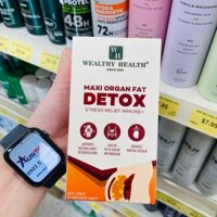 Viên thải độc mỡ nội tạng Wealthy Health Maxi Organ Fat Detox Stress Relief Immune 60 viên (có sẵn)