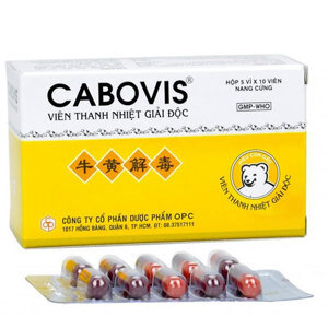 Viên thanh nhiệt giải độc Cabovis hộp 50 viên OPC