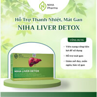 Viên thanh nhiệt, mát gan NIHA LIVER DETOX (6 Vỉ x 10 Viên)