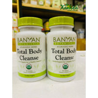 Viên thảo mộc hữu cơ thanh lọc cơ thể Banyan Total Body Cleanse 90 viên