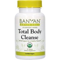 Viên thảo mộc hữu cơ thanh lọc cơ thể Banyan Total Body Cleanse 90 viên