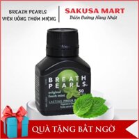 Viên thơm miệng Breath Pearls Úc giảm mùi miệng hiệu quả cho người lớn phụ nữ và bé trên 6 tuổi