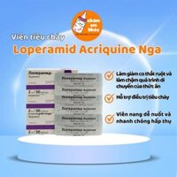 Viên Tiêu Chảy Loperamid Acriquine лорерамид-Акрихин Nga 2mg 20 viên