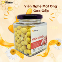 Viên tinh bột nghệ mật ong cao cấp nguyên chất Vihoney