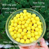 Viên tinh bột nghệ mật ong nguyên chất Đặc sản Tây Nguyên