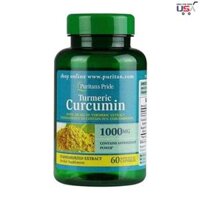 Viên tinh chất nghệ Turmeric Curcumin 1000mg hộp 60 viên