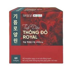 Viên tinh dầu thông đỏ Hàn Quốc Royal 120 viên