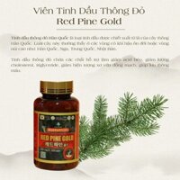 Viên tinh dầu thông đỏ hàn quốc Red Pine Gold lọ 100 viên