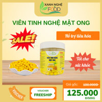 Viên tinh nghệ mật ong nguyên chất,  tốt cho sức khỏe, hỗ trợ tiêu hóa, đẹp da