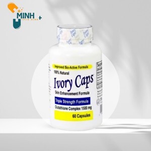 Viên Trắng Da Trị Nám Số 1 Của Mỹ Ivory Caps (1500mg x 60 Viên)