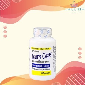 Viên Trắng Da Trị Nám Số 1 Của Mỹ Ivory Caps (1500mg x 60 Viên)