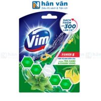 Viên Treo Bồn Cầu Vim Power5 Trà Xanh & Chanh Vàng 55g