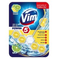 Viên Treo Bồn Cầu Vim Power5 Hương Chanh 55g