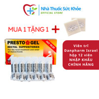 Viên trĩ Presto nhập khẩu Danpharm Israel, hộp 12 viên [NHẬP KHẨU CHÍNH HÃNG]