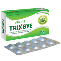 Viên trĩ Trixbye, hỗ trợ làm giảm các triệu chứng của bệnh trĩ như đau, chảy máu