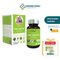 Viên Trinh Nữ Hoàng Cung Phụ Khang Sakura Lọ 30 Viên - Hỗ Trợ Giảm U Xơ Tử Cung, Cân Bằng Nội Tiết