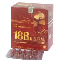 Viên uống 18B - Gingseng - Lingzhi, Vinaphar, hộp 100 viên, tăng cường sức khoẻ