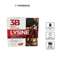 Viên uống 3B Linh Chi Đông Trùng Lysine hỗ trợ cải thiện sức khỏe
