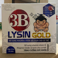 Viên uống 3B LYSIN GOLD- Bổ sung vitamin nhóm B- Hỗ trợ tăng cường sức khỏe cho người mệt mỏi, suy nhược, biếng ăn