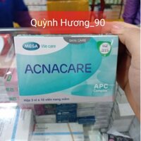 Viên uống ACNACARE giảm mụn, bã nhờn, tái tạo da, ngăn ngừa vết thâm sẹo