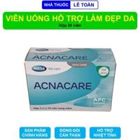 Viên uống Acnacare mega we care hỗ trợ làm đẹp da, ngừa mụn, giảm tiết bã nhờn - Hộp 30 viên