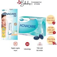 VIÊN UỐNG ACNACARE NGĂN NGỪA MỤN, HỖ TRỢ GIẢM MỤN, GIẢM TIẾT CHẤT NHỜN (Hộp 30 viên)