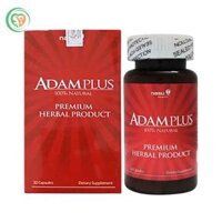 Viên uống Adam Plus hỗ trợ tăng cường sinh lý nam (Hộp 1 lọ x 30 viên)