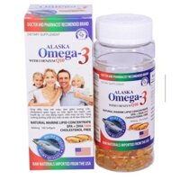 Viên uống Alaska Omega 3 with Coenzym Q10 hỗ trợ chống thoái hóa, tốt cho mắt và tim mạch
