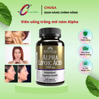 Viên uống Alpha Lipoic Acid ngăn tái nám, chống nắng, mờ nám nội sinh - CHUSA