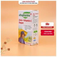 Viên Uống Altapharma Vitamin C + Kẽm, 60 Viên - Hàng nội địa Đức