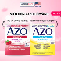 Viên uống AZO đỏ vàng hỗ trợ vấn đề phụ khoa - AZO Yeast Plus/ Cranberry
