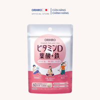 Viên uống BÀ BẦU bổ sung vitamin D axit folic sắt Orihiro 120 viên