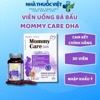 viên uống bà bầu mommy care dha sắt iii hydroxide polamantose bột sữa non calcium gluconat 1 lọ 30 viên