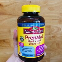 Viên Uống BÀ BẦU Nature Made – Prenatal Multi +DHA 150 Viên_ Date 2/2025