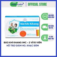 Viên uống Bảo Khí Khang IMC hỗ trợ giảm họ, khạc đờm, khó thở - Hộp 2 vỉ x 10 viên