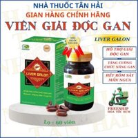 Viên uống Bảo Vệ Gan LIVER GALON giúp hỗ trợ tăng cường chức năng gan, lọ 60 viên