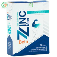 Viên uống Beta ZinC Max Kẽm Gluconate hỗ trợ tăng cường sức đề kháng (Hộp 3 vỉ X 10 viên)
