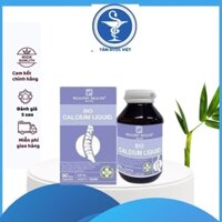 Viên uống Bio Calcium Liquid Polvita bổ sung canxi, vitamin D giúp xương, răng chắc khỏe (90 viên)