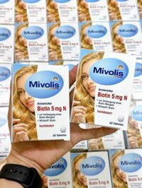 Viên uống biotin 5mg Mivolis