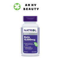 Viên Uống Biotin Mọc Tóc Natrol Biotin 10000 Mcg 100 Viên giúp kích mọc tóc, giảm gãy rụng