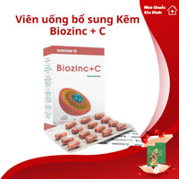 Viên uống Biozinc + C- Hộp 30 viên - bổ Sung Vitamin C, Tăng Sức Đề Kháng, Miễn Dịch, Giúp Ăn Ngon, Tiêu Hóa Tốt