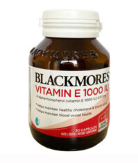 Viên uống Blackmore Natural Vitamin E 1000IU 30 viên của Úc