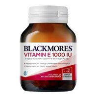 Viên Uống Blackmores Bổ Sung Vitamin E 1000IU 30 Viên