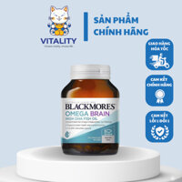 Viên Uống Blackmores  Bổ Sung Omega DHA Liều Cao 4 Lần Omega Brain DHA Úc 60 Viên Vitality Store
