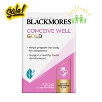 Viên uống Blackmores Conceive Well Gold 56 viên của Úc